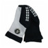 Carlton Non Slip Infant Socks 2-pack by LSAA, showing one navy pair and one white pair.