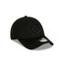 Back view of the Carlton New Era Black 9Forty Snapback cap showing snapback.