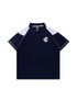 Front view of the S24 Carlton Mens Navy Performance Polo by NAR.