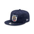 Front view of the Carlton New Era Mascot Cord Golfer snapback cap.