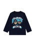 Front view of the W24 Carlton Kids Supporter Long Sleeve Tee by NAR.