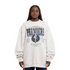 Angled side view of the Carlton 16 Premiers Crew sweatshirt.