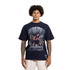 Front view of the Carlton Sticks Arch Tee by Mitchell & Ness.