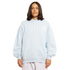 Side view of the Carlton Womens Powder Blue Puff Hood.