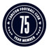 Official Carlton Member 75 Year Consecutive Pin by TPF.