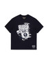 Front view of the Carlton Youth Abstract Logo Tee by Mitchell & Ness.