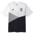 Angled front view of the 2025 PUMA Mens White 90s Tee.