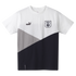 Angled front view of the 2025 PUMA Youth White 90s Tee.