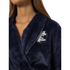 Close-up of the chest embroidery on the 2025 Adults Fleece Robe.