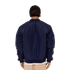 Back view of the 2025 Carlton Men's Graphic Patch Bomber jacket.