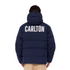 Back view of the 2025 Carlton Adults Hooded Down Jacket.