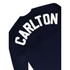 Close-up of the chest logo on the Men's Club Long Sleeve Tee.