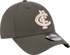 Angled back view of the 2025 Carlton New Era Dusty Charcoal 9Forty cap (Adult).