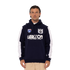 Back view of the 2025 Carlton Men's Throwback Logo Hoodie.