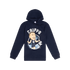 Front view of the 2025 Carlton Youth Signature Cripps Hoodie by NAR.
