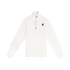 Close-up of the chest logo on the Men's 1/2 Zip Fleece Top.