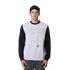 Close-up of the chest logo on the Carlton Adults Varsity Oversized Crew.