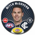 2026 Carlton AFL Player Badge