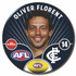 2026 Carlton AFL Player Badge
