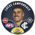 2026 Carlton AFL Player Badge