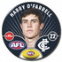 2026 Carlton AFL Player Badge