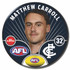 2026 Carlton AFL Player Badge
