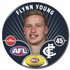 2026 Carlton AFL Player Badge