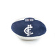 An 18cm Carlton Plush Footy toy by Korimco with club logo.