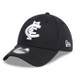 Angled back view of the Carlton New Era Core Navy 39THIRTY fitted cap.