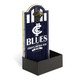 The Carlton MDF Bottle Opener plaque with built-in cap catcher.