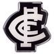 The official Carlton Chrome Fan Emblem Logo Decal sticker.