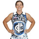 Front view of the 2022 Carlton Cotton On Womens Indigenous Guernsey.