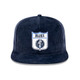 Front view of the Carlton New Era Corduroy Heritage Golfer Snapback cap.
