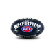 Side 3 of the 20cm Carlton Mascot Softie Football by Sherrin.