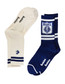 Style 1 pair from the Carlton Foot-ies 2 Pack Crew Heritage Socks.
