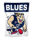 Official Carlton Retro Wall Flag by Licensing Essentials with classic mascot.