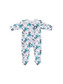 Front view of the W24 Carlton Baby Cloud Romper by NAR.