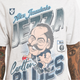 Lifestyle front shot of the Carlton 'Jezza' Caricature Tee worn by a model.