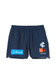 Front view of the 2024 Cotton On S9 Womens Travel Shorts for Carlton AFLW.