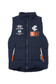 Front view of the 2024 Cotton On S9 Unisex Vest for Carlton AFLW support.
