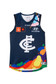 Back view of the 2024 Cotton On S9 Womens Pride Guernsey for Carlton AFLW.