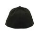 Back view of the Carlton New Era Black On Black 39THIRTY cap.