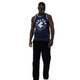 Side view of the Carlton Mens BBall Singlet.