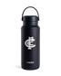 Front view of the Hope Water X Carlton FC 1L Bottle in blue.