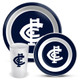 Official Carlton 3-Piece Melamine Dinner Set by Licensing Essentials.