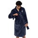 Back view of the 2025 Carlton Adults Fleece Robe.
