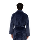 Angled side view of the 2025 Carlton Adults Fleece Robe.