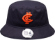 Front view (Side 1) of the 2025 New Era Carlton Respects Reversible Bucket Hat.