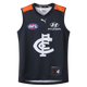 Front view of the 2025 PUMA Youth Carlton Respects Guernsey.