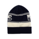 Side view of the 2025 Carlton Throwback Merino Wool Beanie by NAR.